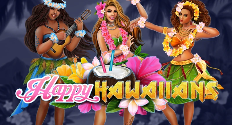 Happy Hawaiians slot key art